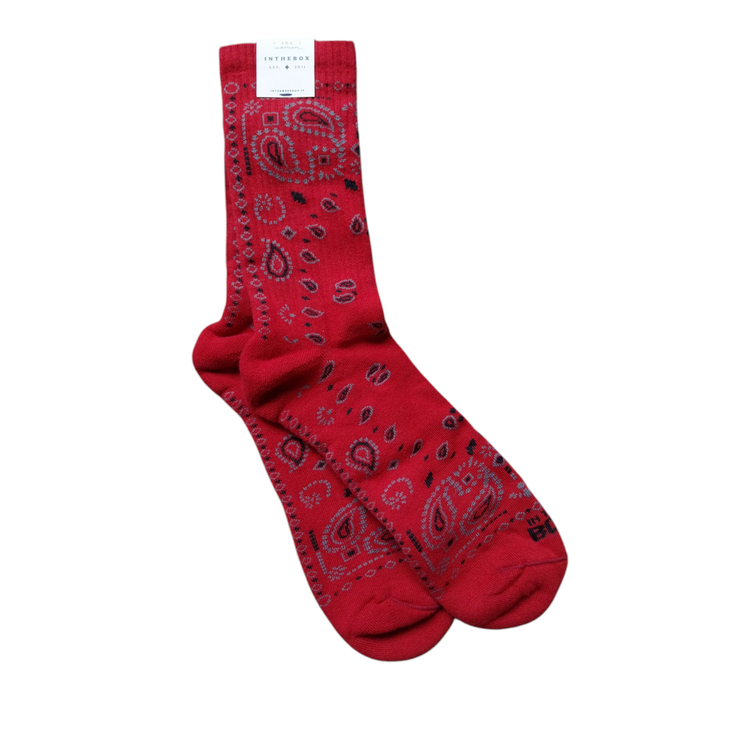 Calze in the box corte woman Bandana rosso