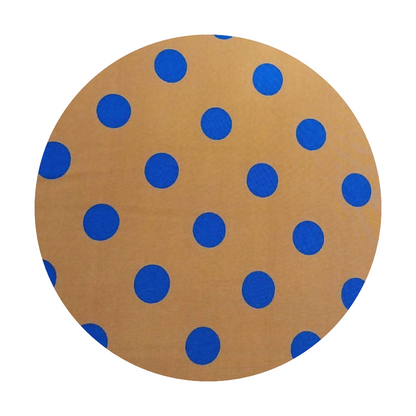 Pantazampa elasticizzato peso leggero pois blu base marrone