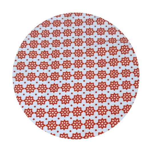 Gonna cotone fermo Casbah star rosso