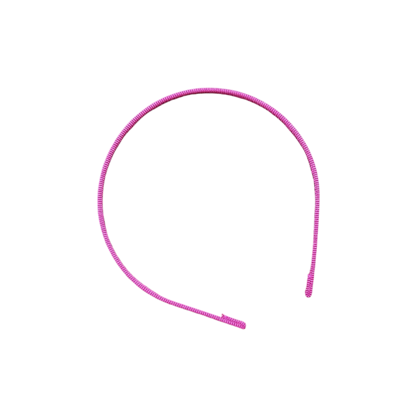 Cerchietto in gros grain fuxia