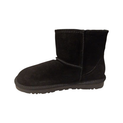 Stivaletti con pelo nero alto