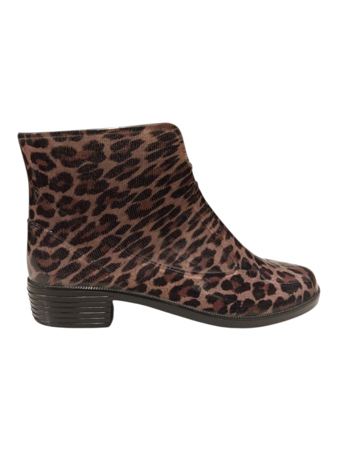 Stivaletti antipioggia leopardato