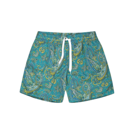 Costume da uomo con elastico Cachemire verde Liberty