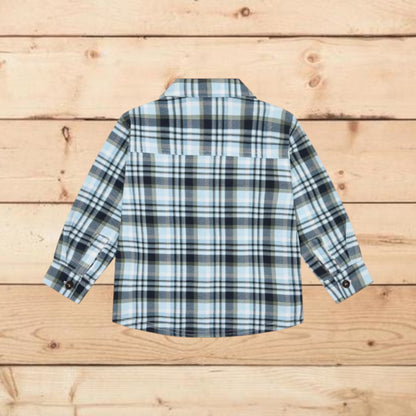 Camicia a quadri blu