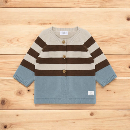 Cardigan a righe