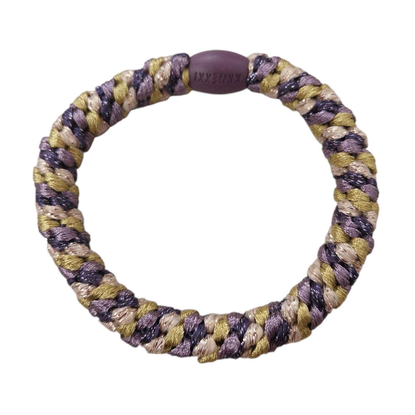 Knekki Elastico per capelli Glitter purple e gold