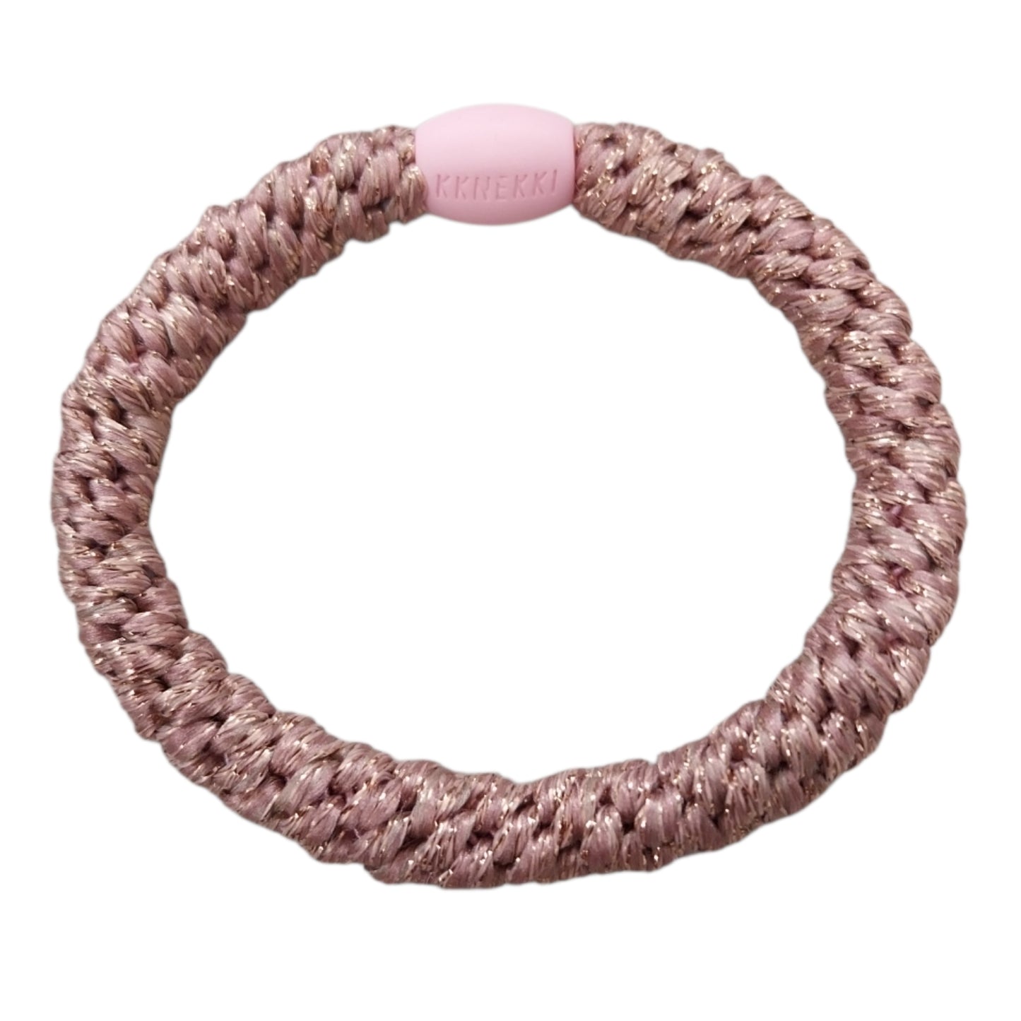 Knekki Elastico per capelli Glitter rose pink