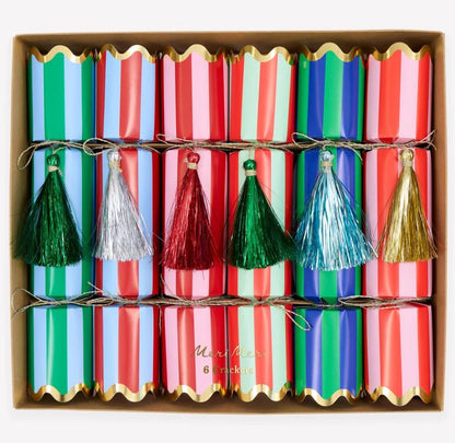 Crackers Segnaposto Righe e Nappe