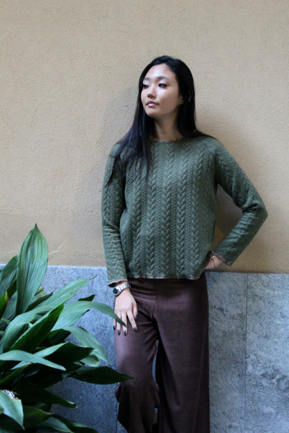 Pantapalazzo velluto a coste marrone