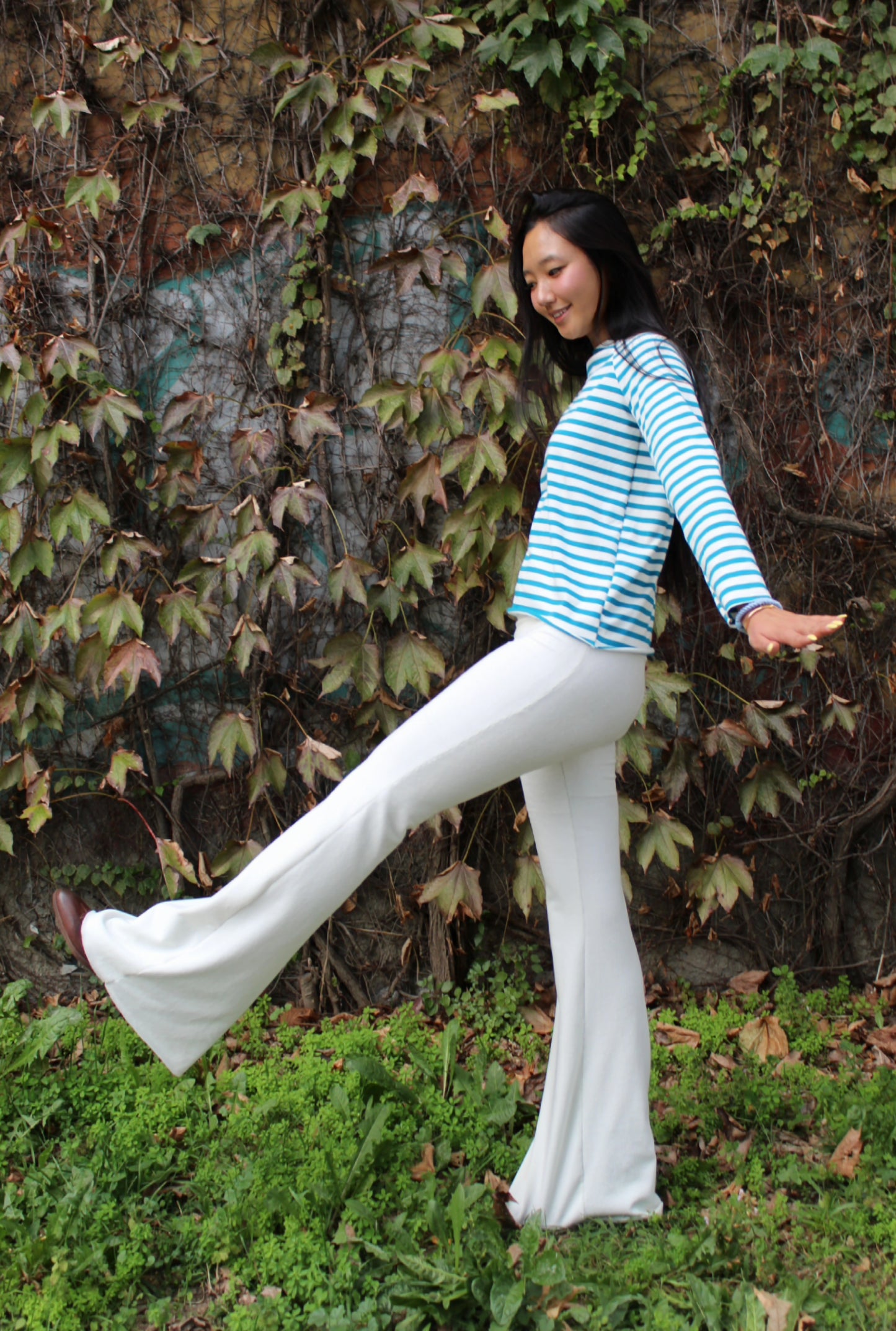 Pantazampa invernale velluto bianco