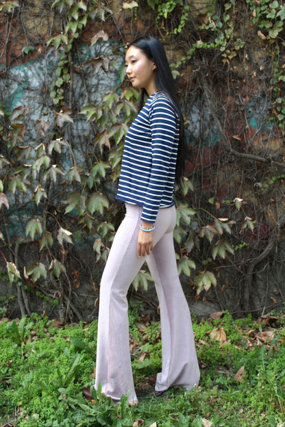 Pantazampa velluto a coste rosa antico