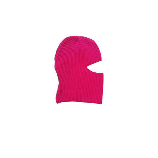 Passamontagna fucsia misto lana e cashmere