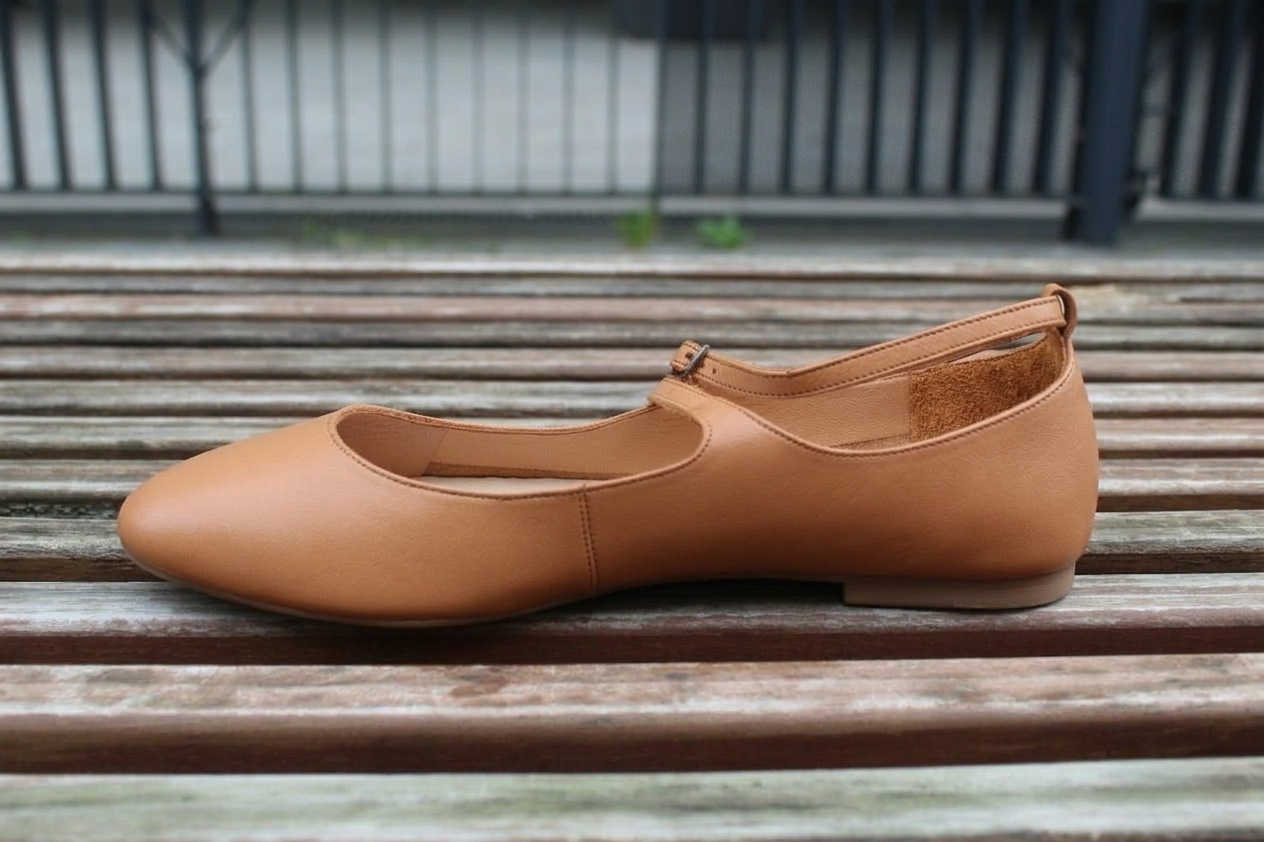 Ballerine in pelle cuoio