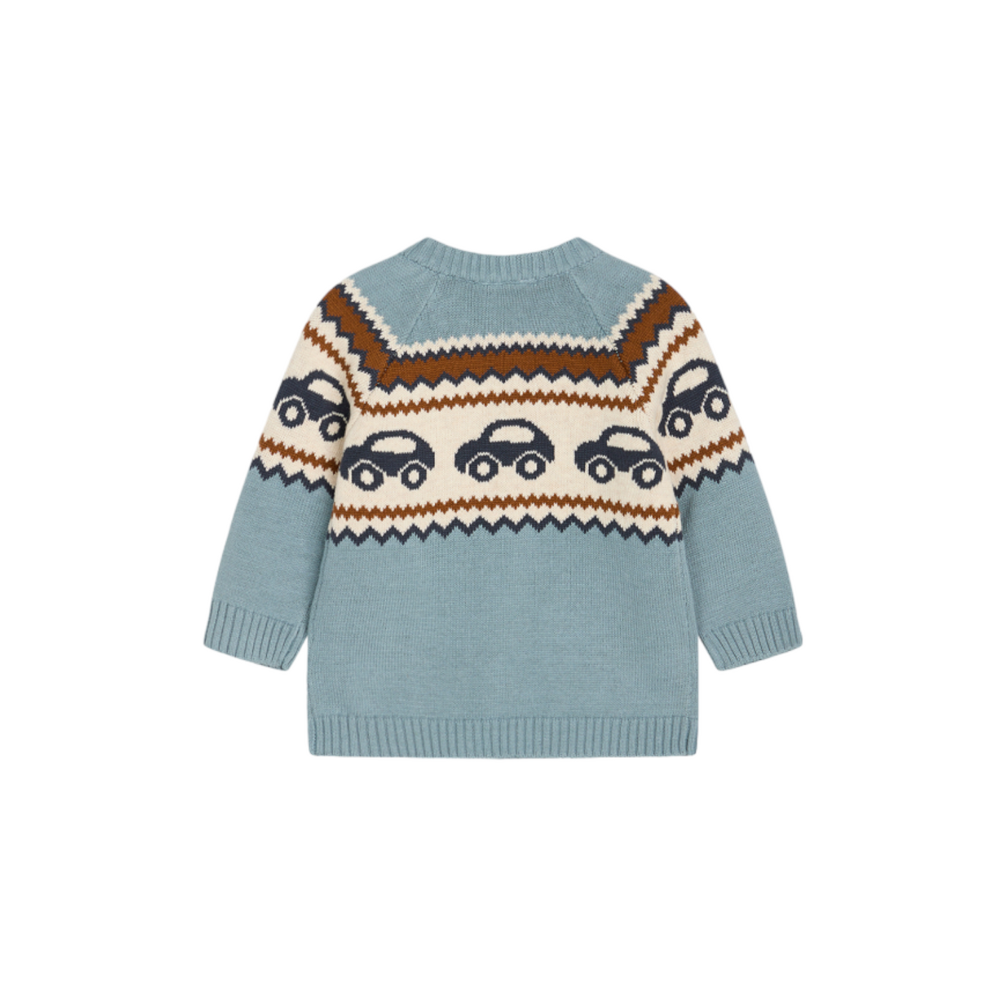 Pullover Car azzurro