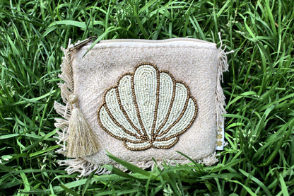 Pochette ricamata Conchiglia