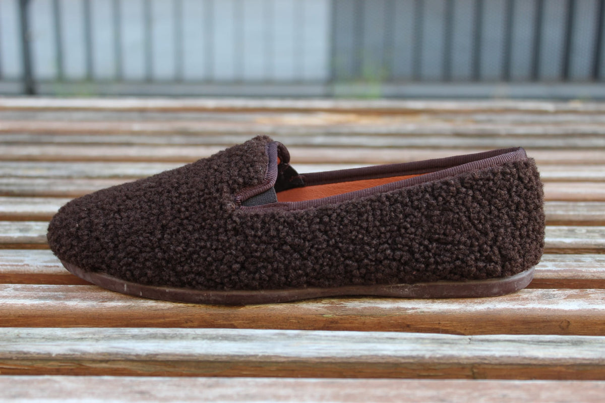 Slippers teddy marrone