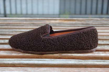 Slippers teddy marrone