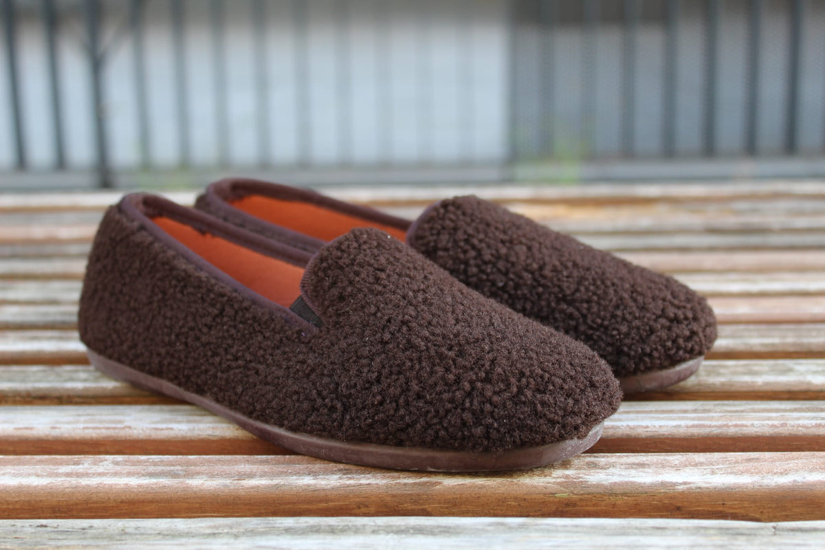 Slippers teddy marrone