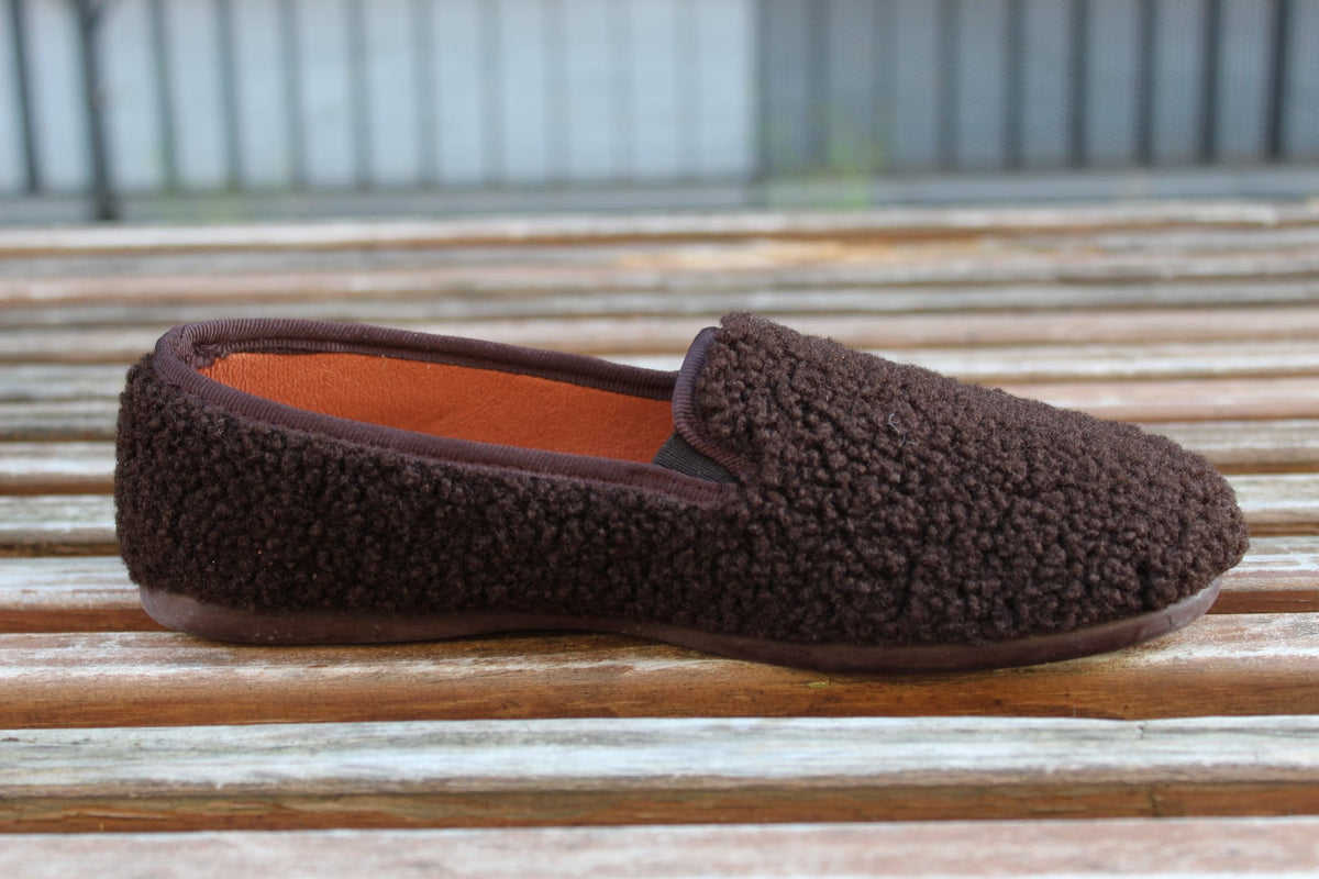Slippers teddy marrone