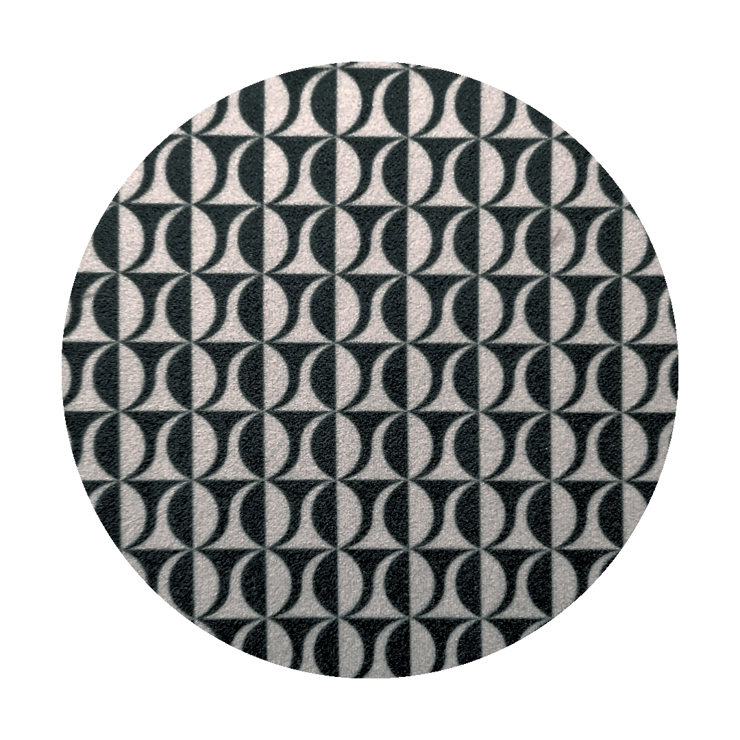 Pantazampa scuba fantasia geometrica bianco/nero