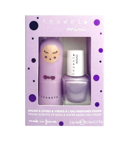 Duo Lip Balm & Nail Polish kids Mauve