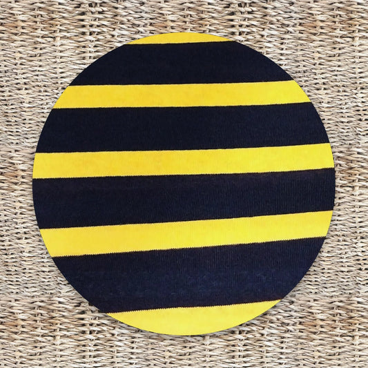 Maglia maniche lunghe righe medie giallo e nero peso medio