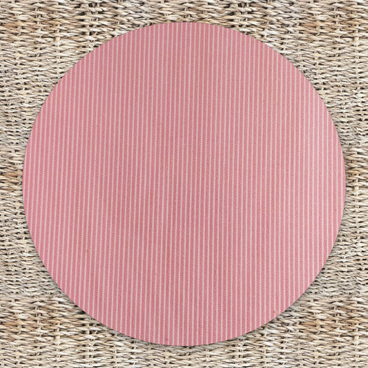 Gonna cotone fermo a righine rosa