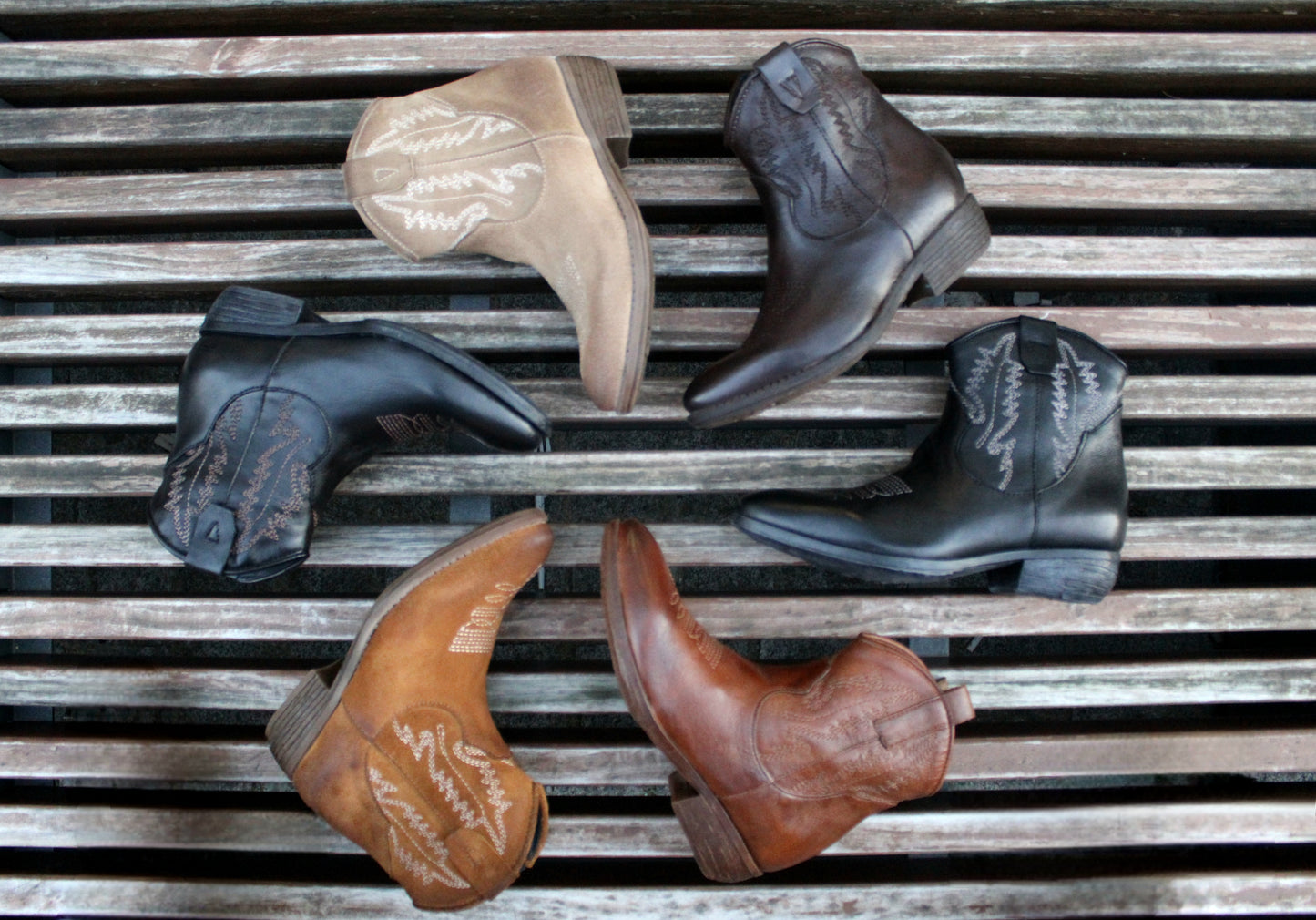 Camperos in vera pelle bassi testa di moro