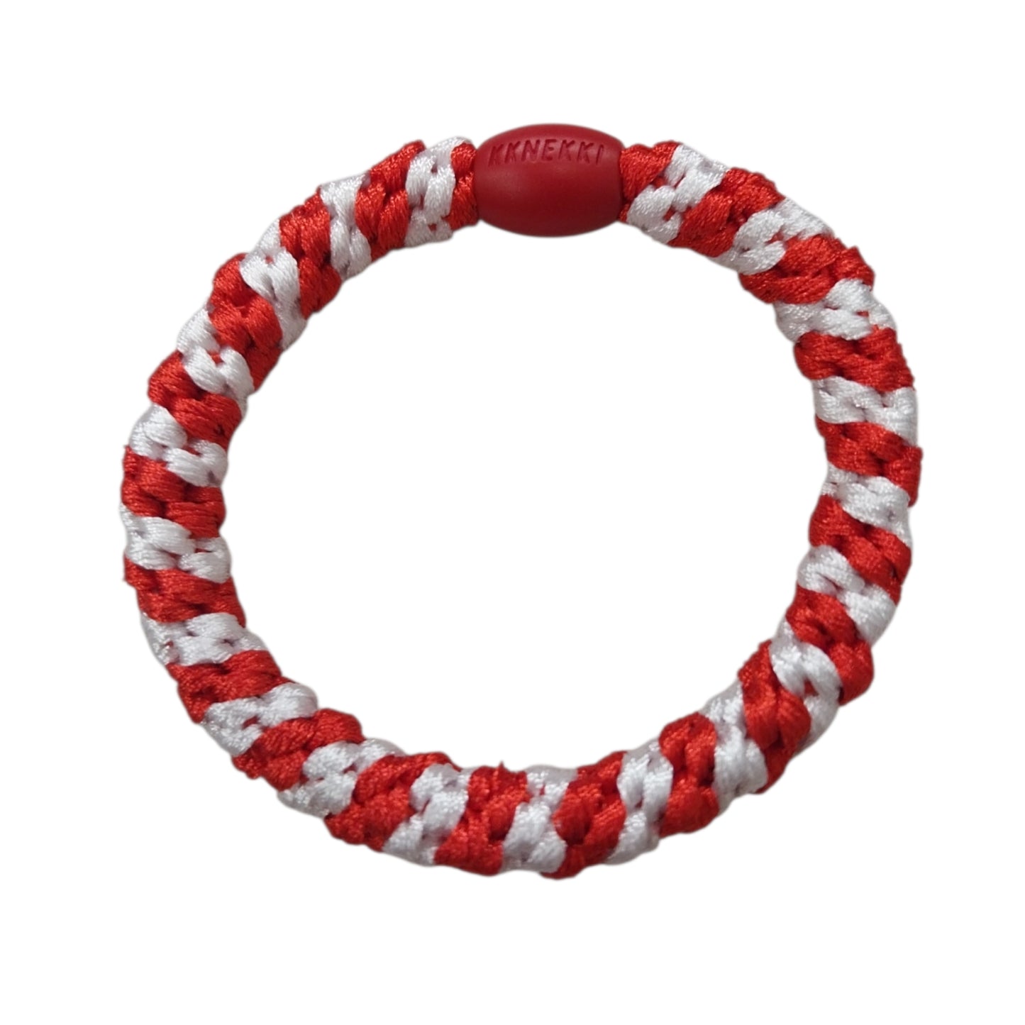 Knekki Elastico per capelli White e coral