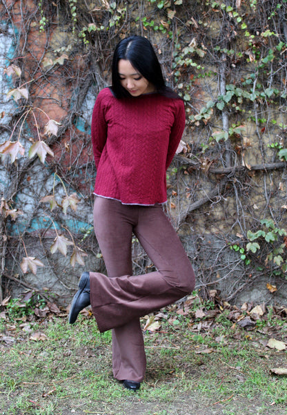 Pantazampa velluto a coste testa di moro