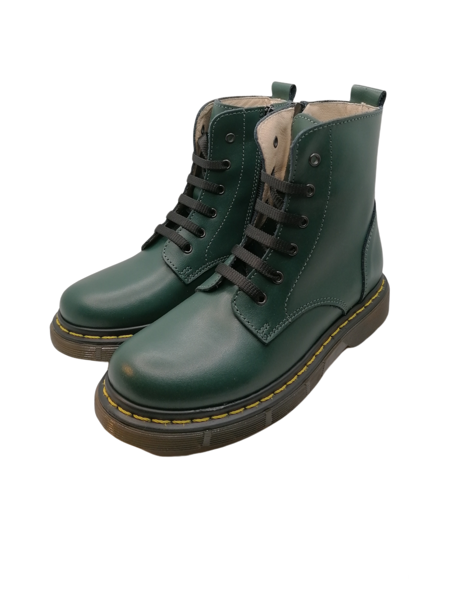 Anfibi in vera pelle verdone