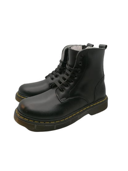 Anfibi in vera pelle neri