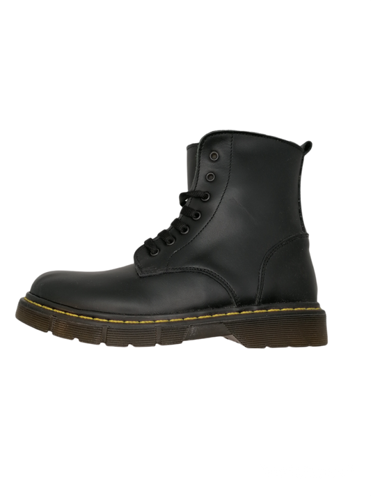 Anfibi in vera pelle neri