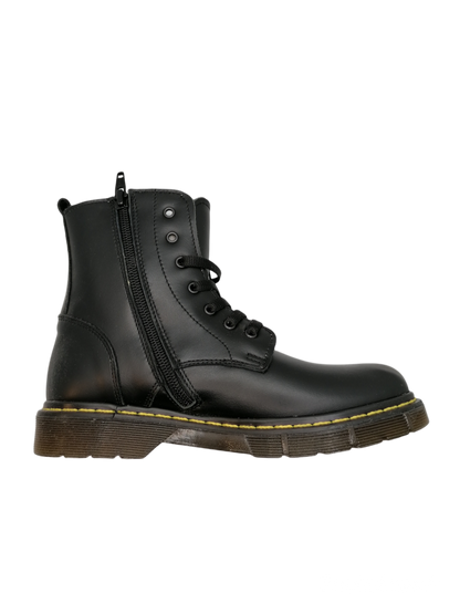 Anfibi in vera pelle neri