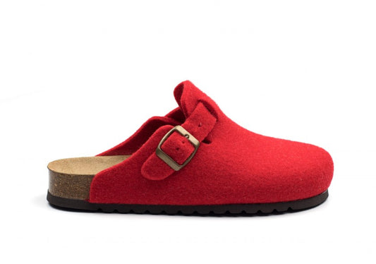 Sabot in feltro rossi
