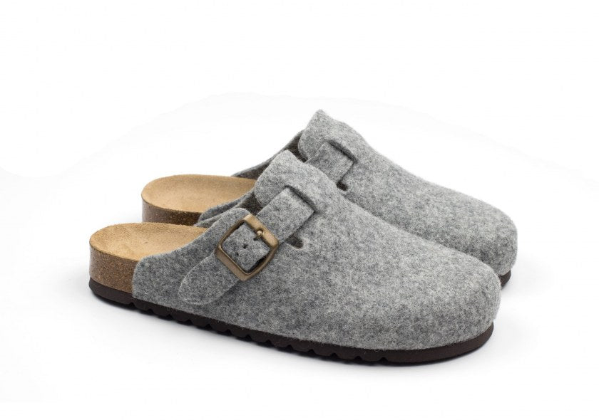 Sabot in feltro grigi