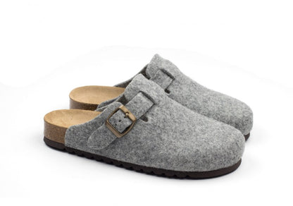 Sabot in feltro grigi