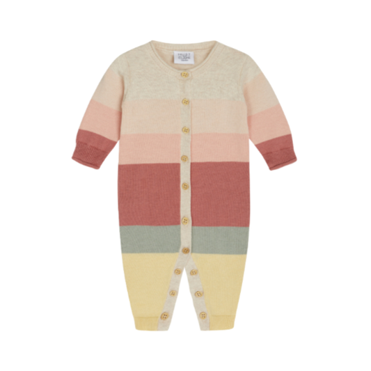 Tutina Malle a righe rosa